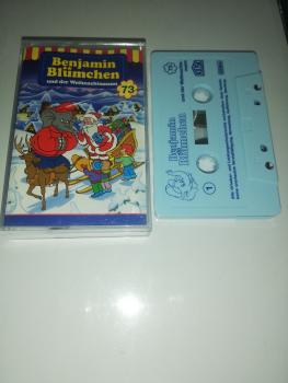 Benjamin Blümchen Folge 73 und der Weihnachtsmann Weiß mit Blauen Druck 4.27573 (Blaues Kioskcover)