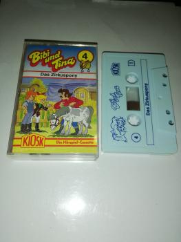 Bibi und Tina Folge 4 Das Zirkuspony Weiß mit Blauen Druck (Rot Gelbes Kioskcover) Der Grüne Punkt Bibi und Tina Folge 4 Das Zirkuspony Weiß mit Blauen Druck (Rot Gelbes Kioskcover) Der Grüne Punkt