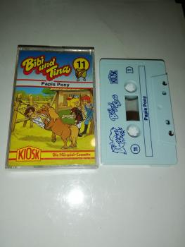 Bibi und Tina Folge 11 Papis Pony Weiß mit Blauen Druck (Rot Gelbes Kioskcover) Der Grüne Punkt Bibi und Tina Folge 11 Papis Pony Weiß mit Blauen Druck (Rot Gelbes Kioskcover) Der Grüne Punkt