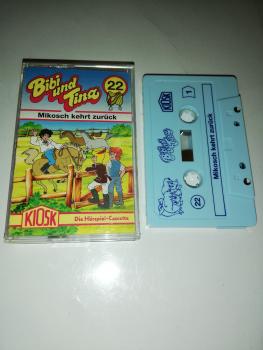 Bibi und Tina Folge 22 Mikosch kehrt zurück Weiß mit Blauen Druck 4.27122 Kiosk(Rot-Gelbes Kioskcover) Bibi und Tina Folge 22 Mikosch kehrt zurück Weiß mit Blauen Druck 4.27122 Kiosk(Rot-Gelbes Kioskcover)