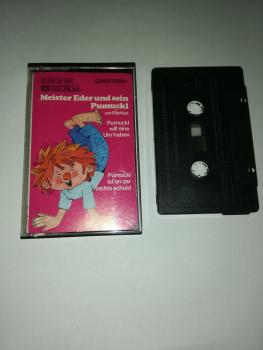 Meister Eder und sein Pumuckl will eine Uhr haben/ist an gar nichts schuld Schwarz mit Weißen Druck 1C228-30095 Columbia Meister Eder und sein Pumuckl will eine Uhr haben/ist an gar nichts schuld Schwarz mit Weißen Druck 1C228-30095 Columbia