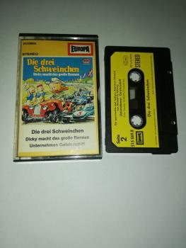 Die Drei Schweinchen Folge 3 Dicky macht das große Rennen Schwarz mit Gelben Aufkleber 515069.8 Europa Die Drei Schweinchen Folge 3 Dicky macht das große Rennen Schwarz mit Gelben Aufkleber 515069.8 Europa