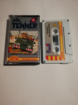 Jan Tenner Folge 9 Invasion der Androiden 4-fach Silber geschraubt Weiß mit Grauen Aufkleber 4.25617 CD Kiosk Jan Tenner Folge 9 Invasion der Androiden 4-fach Silber geschraubt Weiß mit Grauen Aufkleber 4.25617 CD Kiosk