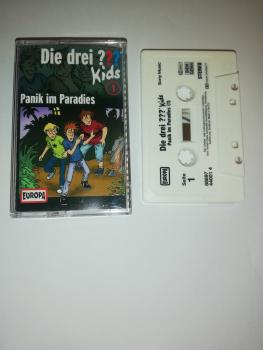 Die Drei Fragezeichen Kids Folge 1 Panik im Paradies Weiß mit Schwarzen Druck 88697440014 Europa Die Drei Fragezeichen Kids Folge 1 Panik im Paradies Weiß mit Schwarzen Druck 88697440014 Europa