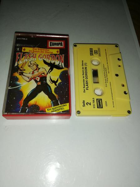 Flash Gordon Folge 1 Der Superstar im Reich der Sterne 5-fach Silber geschraubt Gelb mit Gelben Aufkleber 515708.0 Flash Gordon Folge 1 Der Superstar im Reich der Sterne 5-fach Silber geschraubt Gelb mit Gelben Aufkleber 515708.0