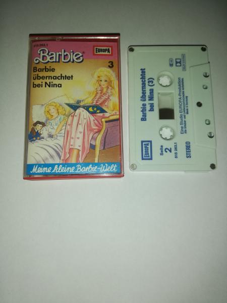 Barbie Folge 3 übernachtet bei Nina 5-fach Silber geschraubt Weiß mit Blauen Druck 515263.1 Meine kleine Barbie Welt Barbie Folge 3 übernachtet bei Nina 5-fach Silber geschraubt Weiß mit Blauen Druck 515263.1 Meine kleine Barbie Welt