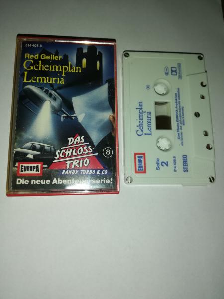 Das Schlosstrio Folge 8 Geheimplan Lemuria 5-fach Silber geschraubt Weiß mit Rot Blauen Druck 514408.6 Europa Das Schlosstrio Folge 8 Geheimplan Lemuria 5-fach Silber geschraubt Weiß mit Rot Blauen Druck 514408.6 Europa