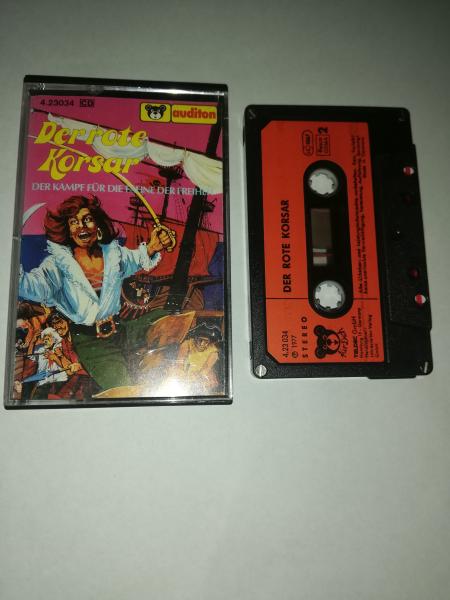 Der Rote Korsar Der Kampf für die Fahne der Freiheit 4-fach Silber geschraubt Schwarz mit Orangen Aufkleber 4.23034 CD Auditon Der Rote Korsar Der Kampf für die Fahne der Freiheit 4-fach Silber geschraubt Schwarz mit Orangen Aufkleber 4.23034 CD Auditon