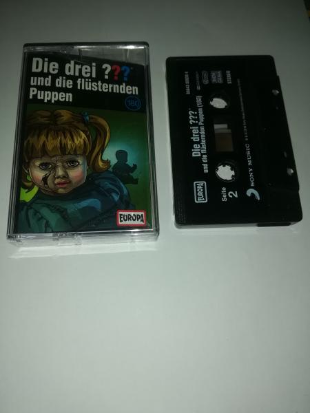 Die Drei Fragezeichen Folge 180 und die flüsternden Puppen Schwarz mit Weißen Druck 8884300939 4 Europa Die Drei Fragezeichen Folge 180 und die flüsternden Puppen Schwarz mit Weißen Druck 8884300939 4 Europa