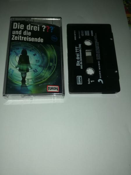 Die Drei Fragezeichen Folge 194 und die Zeitreisende Schwarz mit Weißen Druck 88985467134 Europa Die Drei Fragezeichen Folge 194 und die Zeitreisende Schwarz mit Weißen Druck 88985467134 Europa