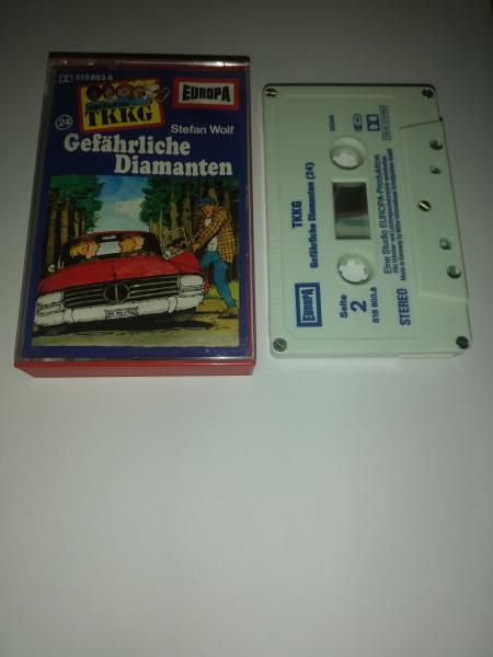 TKKG Folge 24 Gefährliche Diamanten 5-fach Silber geschraubt Weiß Blau 515803.6 Europa TKKG Folge 24 Gefährliche Diamanten 5-fach Silber geschraubt Weiß Blau 515803.6 Europa