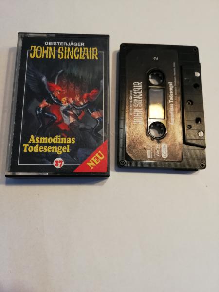 Geisterjäger John Sinclair Folge 27 Asmodinas Todesengel 5-fach Schwarz geschraubt Schwarz mit Weißen Druck MC 1242 SPV Geisterjäger John Sinclair Folge 27 Asmodinas Todesengel 5-fach Schwarz geschraubt Schwarz mit Weißen Druck MC 1242 SPV