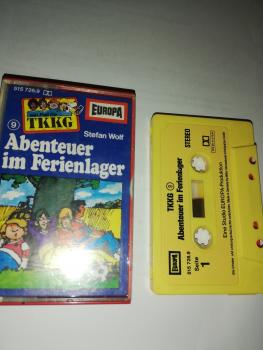 TKKG Folge 9 Abenteuer im Ferienlager Gelb mit gelben Aufkleber 515726.9