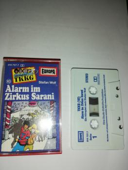 TKKG Folge 10 Alarm im Zirkus Sarani Weiß Blau 515727.7 Europa