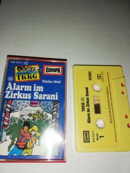 TKKG Folge 10 Alarm im Zirkus Sarani Gelb mit gelben Aufkleber 515727.7