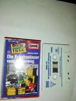 TKKG Folge 11 Die Falschmünzer vom Mäuseweg Weiß-Blau 515 728.5