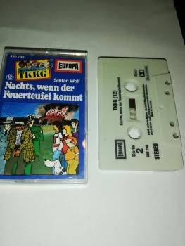 TKKG Folge 12 Nachts. wenn der Feuerteufel kommt  Grau Schwarz 490730-209