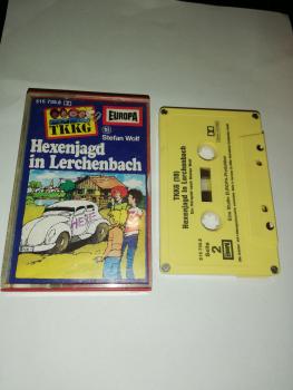 TKKG Folge 18 Hexenjagd in Lerchenbach 4-fach geschraubt Gelb 515735.8