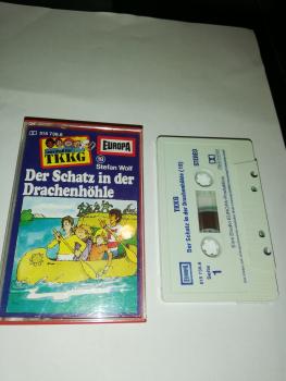 TKKG Folge 19 Der Schatz in der Drachenhöhle  Weiß Blau 515736.6