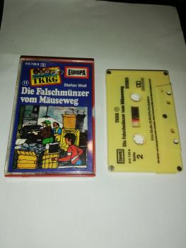 TKKG Folge 11 Die Falschmünzer vom Mäuseweg 5-fach geschraubt Gelb  515 728.5 Europa(Kleines Fenster)