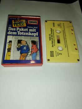 TKKG Folge 4 Das Paket mit dem Totenkopf 4-fach Silber geschraubt Gelb 515721.8 Europa(Kleines Fenster)