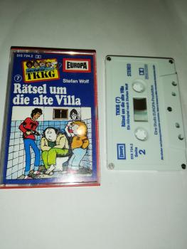 TKKG Folge 7 Rätsel um die alte Villa 5-fach geschraubt Weiß Blau 515724.2