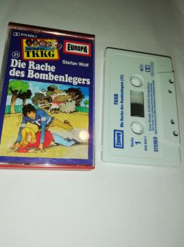 TKKG Folge 21 Die Rache des Bombenlegers Blau Weiß 515800.1
