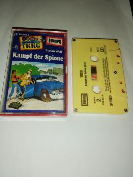 TKKG Folge 23 Kampf der Spione 5-fach geschraubt Gelb 515802.8 Europa(Kleines Fenster)