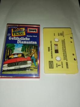 TKKG Folge 24 Gefährliche Diamanten Gelb 515803.6 Europa(Kleines Fenster)