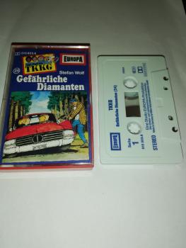 TKKG Folge 24 Gefährliche Diamanten Weiß Blau 515803.6 Europa(Großes Fenster)