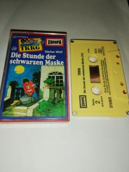 TKKG Folge 25 Die Stunde der schwarzen Maske 4-fach Silber geschraubt(auf Seite 2) Gelb 515804.4 Europa