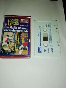 TKKG Folge 30 Die Mafia kommt zur Geisterstunde Blau Weiß 515809.5 Europa(Großes Fenster)