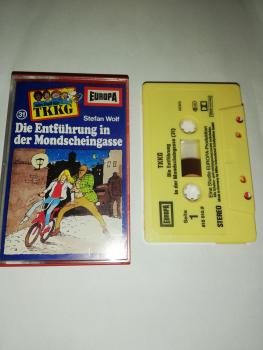 TKKG Folge 31 Die Entführung in der Mondscheingasse Gelb 515810.9 Europa(Großes Fenster)