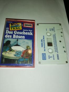 TKKG Folge 36 Das Geschenk des Bösen 5-fach geschraubt Weiß Blau 515815.0 Europa(Großes Fenster)