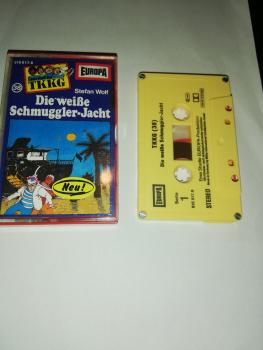 TKKG Folge 38 Die weiße Schmuggler Jacht 4-fach geschraubt Gelb 515817.6