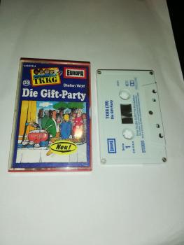 TKKG Folge 39 Die Gift-Party 5-fach geschraubt Weiß Blau 515818.4