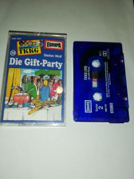 TKKG Folge 39 Die Gift-Party Blau Transparent 490757-209 Europa