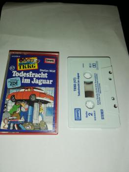 TKKG Folge 47 Todesfracht im Jaguar Weiß Blau 515836.2 Europa