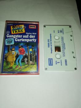TKKG Folge 51 Gangster auf der Gartenparty 4-fach geschraubt Weiß Blau 515854.0 Europa(Großes Fenster)
