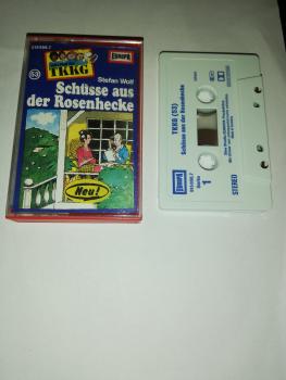 TKKG Folge 53 Schüsse aus der Rosenhecke Weiß Blau 515856.7