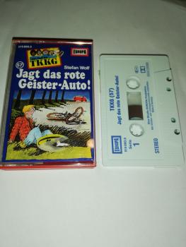 TKKG Folge 57 Jagt das rote Geister-Auto Weiß Blau 515860.5 Europa