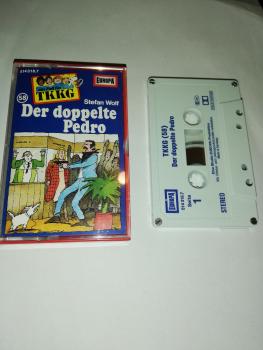 TKKG Folge 58 Der doppelte Pedro 4-fach geschraubt Weiß Blau 514318.7