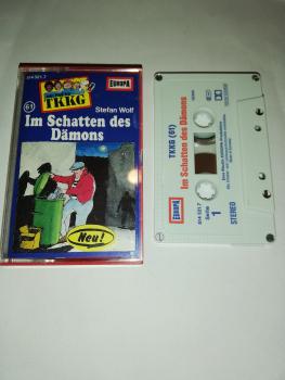 TKKG Folge 61 Im Schatten des Dämon 4-fach geschraubt Weiß Blau Rot 514321.7 Europa