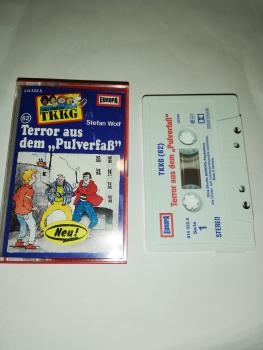 TKKG Folge 62 Terror aus dem Pulverfaß Weiß Blau Rot 514322.5