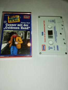 TKKG Folge 66 Gauner mit der "Goldenen Hand" 5-fach geschraubt Weiß Blau Rot 514326.8 Europa