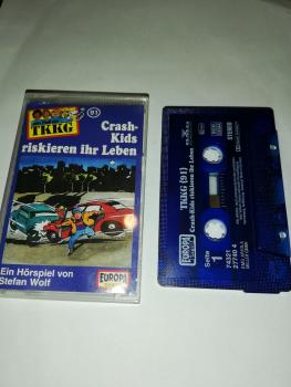 TKKG Folge 91 Crash-Kids riskieren ihr Leben Blau 7432127740 4 PC 209 Europa