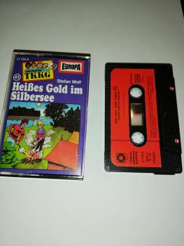 TKKG Sonocord Folge Heißes Gold im Silbersee 5-fach geschraubt Schwarz Rot 31675-2