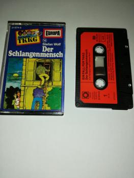 TKKG Sonocord Folge Der Schlangenmensch 4-fach Schwarz geschraubt Schwarz Rot 31674-5 Europa