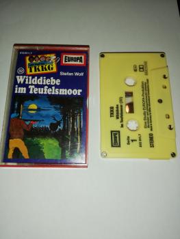 TKKG Folge 32 Wilddiebe im Teufelsmoor 5-fach geschraubt Gelb 515811.7 Fehldruck