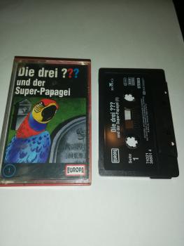Die Drei Fragezeichen Folge 1 und der Super-Papagei Schwarz 7432138801 4 (Schriftzug Logo fehlt)